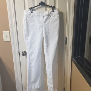 LOFT Crisp White Trousers